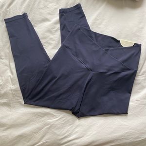 Aerie crossover leggings, navy